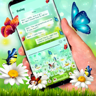 Nature Butterfly Animated Keyboard Theme 아이콘