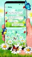 Nature Butterfly Animated Keyboard Theme 포스터