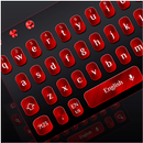 APK Black Red Metal Keyboard