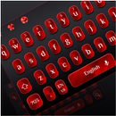 Clavier Métal Rouge Noir APK