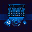 Thème de clavier de réacteur Blue Arc⚙️ APK