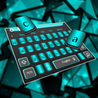 Luxury Blue Black Business Keyboard Theme Zeichen