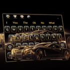 ikon Luxury Golden Car Keyboard