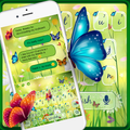 Colorful Spring Butterfly Keyboard Theme