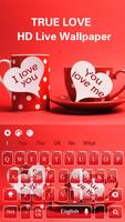 Rrue Love Wallpaper Keyboard capture d'écran 3