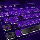 Stylish Purple Black Keyboard Theme APK