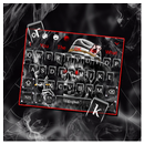 Gambling Smoke Skull Keyboard Theme APK