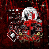 Punk Red Hood Keyboard Theme icône