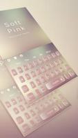 Soft Pink Simple Keyboard poster