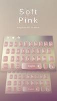 Soft Pink Simple Keyboard syot layar 1