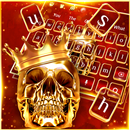 Golden Skull Crown Keyboard Theme APK