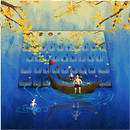 Schönes blaues See-Thema APK