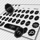 Black White Business Keyboard Theme APK
