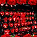 Dark Red Rose Keyboard Theme APK