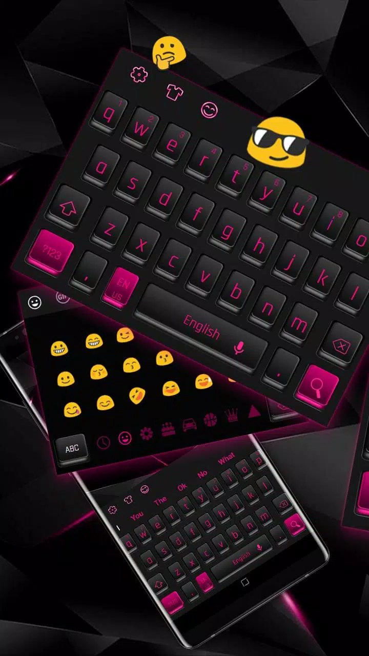 Business Black Pink Keyboard APK for Android Download