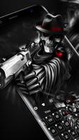Clavier thème Dark Death Gun Warrior capture d'écran 3
