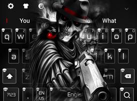 Dark Death Gun Warrior theme Keyboard پوسٹر