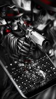 Dark Death Gun Warrior theme Keyboard اسکرین شاٹ 1