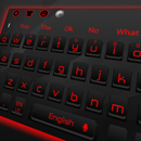 Lavish Black Red Keyboard Theme APK