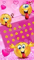 Pink Love Teddy Bear Keyboard স্ক্রিনশট 2