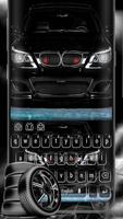 Keyboard cool black car ポスター