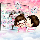 آیکون‌ Cute Anime Couple Keyboard Theme