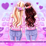 BFF Girls Keyboard Theme иконка