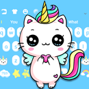 Lovely Angel Unicorn Cat Keyboard Theme APK