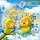 Cute Animated Love Birds Keyboard APK
