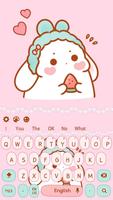 Pink Cute rabbit keyboard スクリーンショット 3