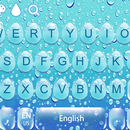 APK Pure Water droplets Keyboard Theme