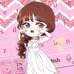 Pink Girl keyboard アプリダウンロード