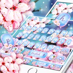 Lovely Spring Cherry Blossom Keyboard APK download