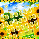 Shiny Sunflower Keyboard Theme APK