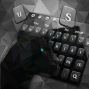 Black Polygon Panther Keyboard Theme APK