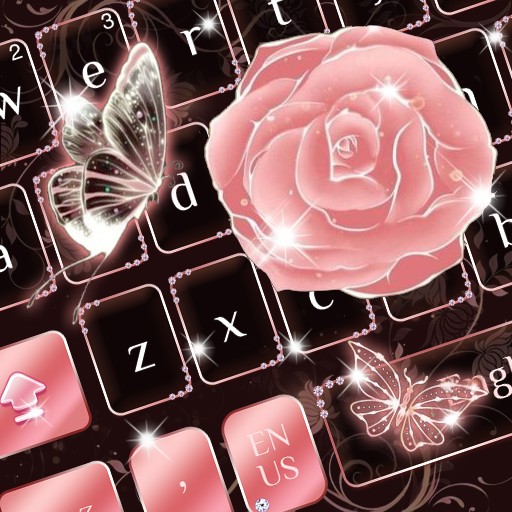 Rose Butterfly keyboard