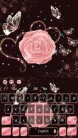 برنامه‌نما Rose Butterfly keyboard عکس از صفحه