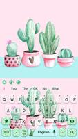 Cute Cartoon Cactus keyboard 스크린샷 3