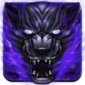 Cool Fire Panther Keyboard Theme
