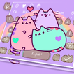 Cuteness Cartoon Pusheen Cat Keyboard Theme 🐱