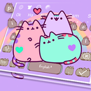 Cuteness Cartoon Pusheen Cat Keyboard Theme 🐱 APK