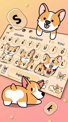 Tải xuống APK Dễ thương Corgi Puppy Bàn phím chủ đề cho Android