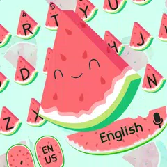 Скачать Cute Watermelon keyboard APK