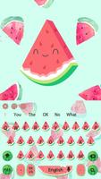 Cute Watermelon keyboard capture d'écran 3