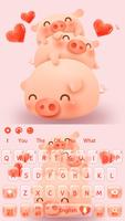 Cute Pink Pig keyboard ảnh chụp màn hình 3