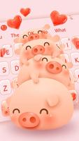 Cute Pink Pig keyboard ảnh chụp màn hình 1
