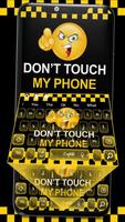 Don't Touch My Phone Keyboard Theme capture d'écran 1