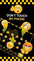 Don't Touch My Phone Keyboard Theme capture d'écran 2