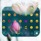 Lotusbloemtoetsenbord-icoon