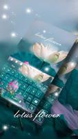 Lotus Flower-Tastatur Plakat
